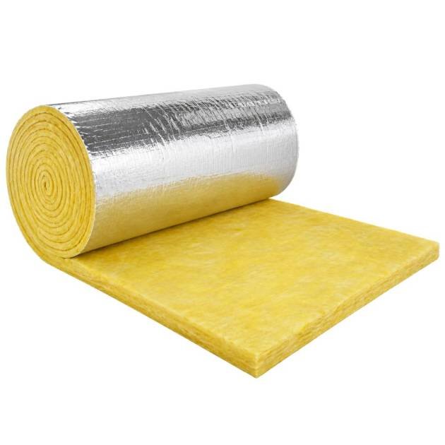 Lana de vidrio aislante con aluminio 15m²