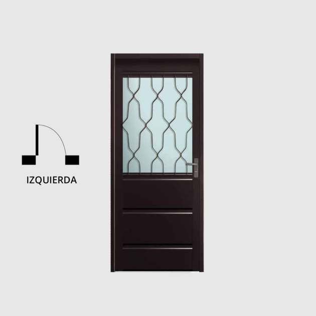 Puerta exterior chapa simple