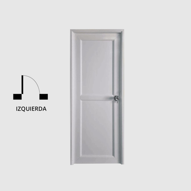 Puerta interior en pvc