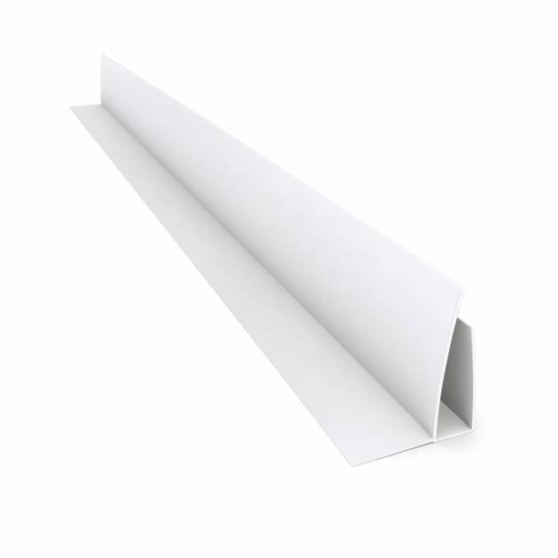 zócalo F pvc x 6mtrs