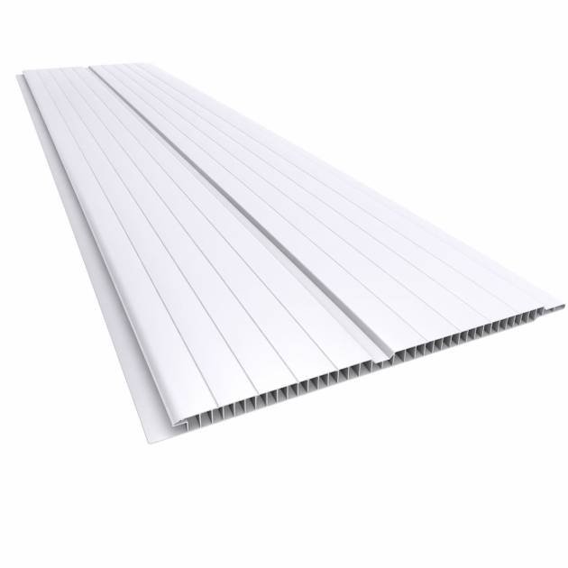 Tabla cielorraso de PVC blanco 20cm x 6mm Harsen