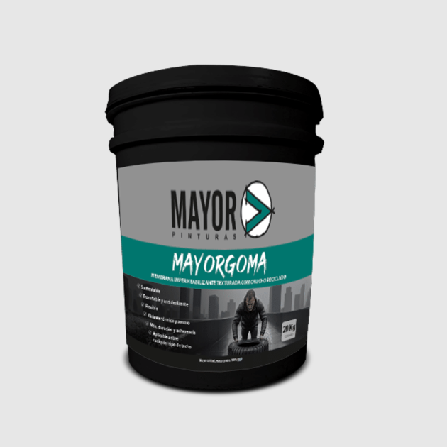 Membrana impermeabilizante con caucho reciclado Balde 20Kg