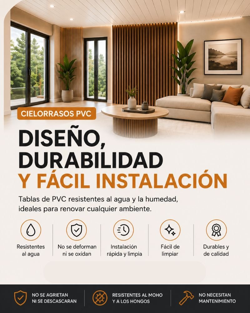 banner móvil cielorraso pvc group soluciones