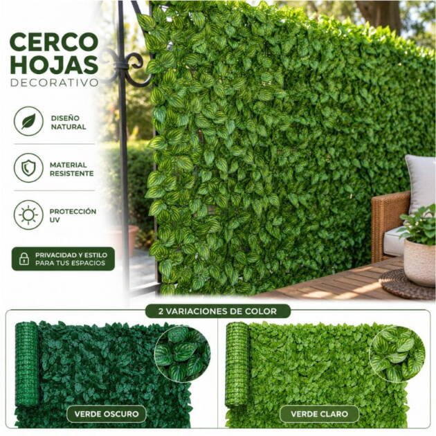 Cerco planta enredadera artificial ideal para rejas Harsen Group Soluciones