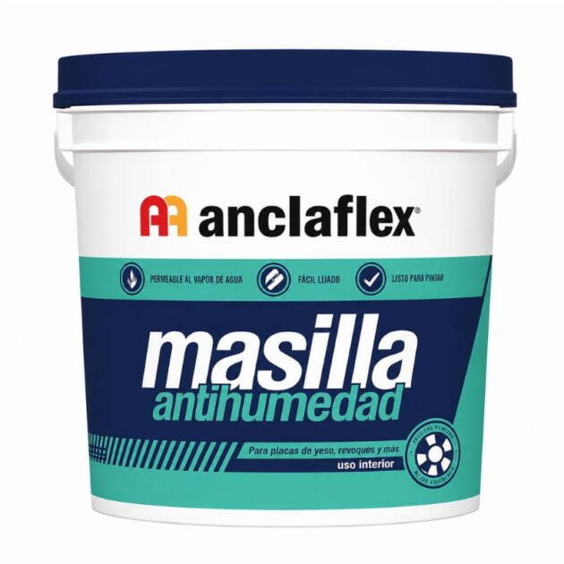 masilla antihumedad para placas de yeso sncaflex 7kilos