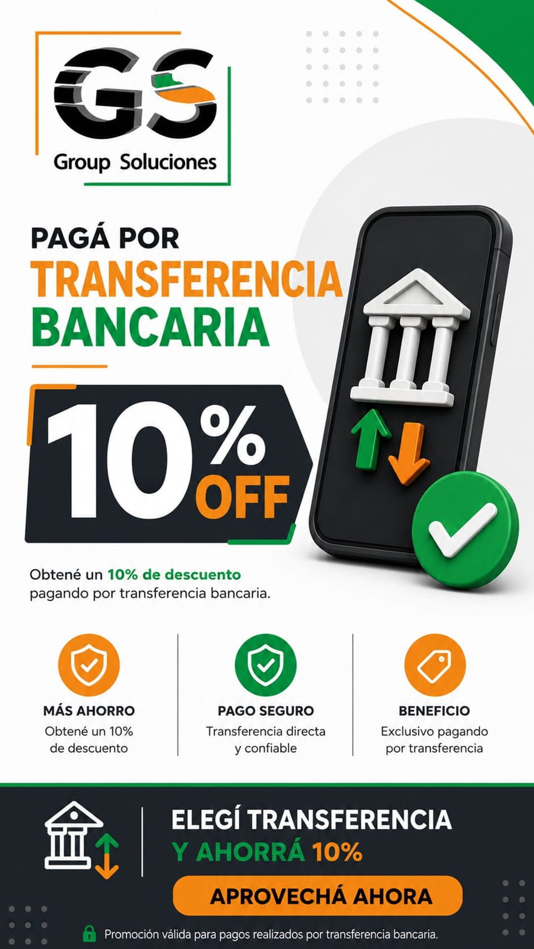 group soluciones descuentos promo pago por transferencia (1)