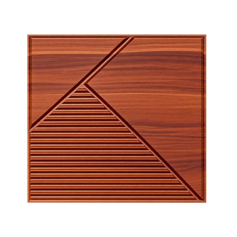 panel decoración revestimiento wall pvc símil madera con espejo
